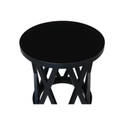 24" Ceylon Round End Table - International Concepts -Baxton Studio Shop GUEST ae3b231c 1571 44d9 9543 b0d51d03427f