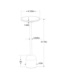 Marble Top Drink Side Table - Brass/White - Hearth & Hand™ With Magnolia 9 Marble Top Drink Side Table - Brass/White - Hearth & Hand™ With Magnolia -Baxton Studio Shop GUEST ae4318a5 b344 4c26 bac4 a7044e6cc4c2