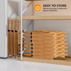 VINGLI Wood Folding Chairs With Curved Backs, Portable & Durable For Indoor/Outdoor Events, Set Of 4, 300 Lbs Capacity 9 VINGLI Wood Folding Chairs With Curved Backs, Portable & Durable For Indoor/Outdoor Events, Set Of 4, 300 Lbs Capacity -Baxton Studio Shop GUEST ae564cfe f66e 423a 8237 8a001ae8f5d5