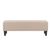 Rosewell Button Tufted Fabric Accent Bench - CorLiving