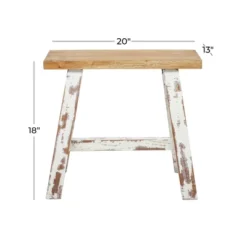 Rustic Wood Bench Brown - Olivia & May -Baxton Studio Shop GUEST aeea2c6e 6ca6 4510 aba9 5d9573c6971a