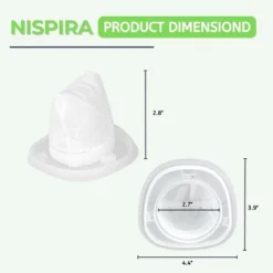 Nispira HNVCF10 Vacuum Cleaner Replacement Filter Compatible With BLACK+DECKER Handheld Vacuum, Fit Models HNVC220BCP07 HNVC215BW52 And More, 12 Packs