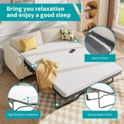 Mjkone Pull Out Sofa Bed,Full Size Sleeper Sofa Couch With Memory Foam Mattress 15 Mjkone Pull Out Sofa Bed,Full Size Sleeper Sofa Couch With Memory Foam Mattress -Baxton Studio Shop GUEST af63028d fade 4dd9 aca4 51f8b51f2008