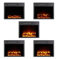 45" Freestanding Electric Fireplace Gray - Home Essentials -Baxton Studio Shop GUEST af8605fe f77d 401a ae6d 4834e7f15180