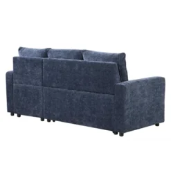 89''W Upholstered Sectional Sofa With Storage Space, Convertible Sofa Bed For Living Room, Apartment And Office 4Q - ModernLuxe -Baxton Studio Shop GUEST af91222e 34e1 41b7 9f9b 31a200b2ccaa