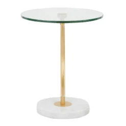C End Contemporary Table White/Gold - LumiSource -Baxton Studio Shop GUEST afaac6dd 1784 41ea b809 553a4331d86c