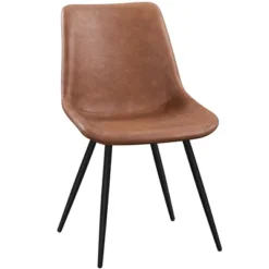 Yaheetech 2pcs Metal Dining Chairs Accent Chairs -Baxton Studio Shop GUEST afd4da19 05f1 4479 8970 0ea84c96ecd1