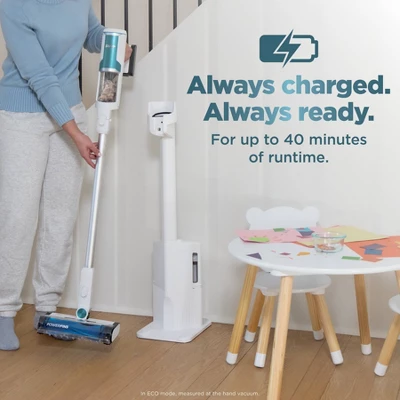Shark Clean & Empty Cordless Stick Vacuum & Auto-Empty System With PowerFins Brushroll BU3521: Bagless, 40 Min Run Time 7 Shark Clean & Empty Cordless Stick Vacuum & Auto-Empty System With PowerFins Brushroll BU3521: Bagless, 40 Min Run Time - Image 7