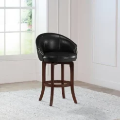 30" Dartford Swivel Barstool Brown/Black - Hillsdale Furniture -Baxton Studio Shop GUEST afe9ae91 bbfa 4039 8a92 0a2e6ad5c628