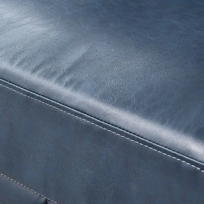 Eulalia Transitional Leather 82"Wide Sofa With Rolled Arms And Solid Wood Legs | ARTFUL LIVING DESIGN 7 Eulalia Transitional Leather 82"Wide Sofa With Rolled Arms And Solid Wood Legs | ARTFUL LIVING DESIGN - Image 7