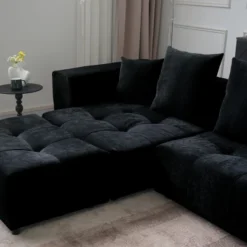 WJShome 119" Cloud Couch Modular Sectional Sofa With Ottoman,Linen Deep Seat With Pillows Convertible Sofafor Living Room, Bedroom And Apartment, 18 WJShome 119" Cloud Couch Modular Sectional Sofa With Ottoman,Linen Deep Seat With Pillows Convertible Sofafor Living Room, Bedroom And Apartment, -Baxton Studio Shop GUEST b043cb4e b4dc 44c6 971a 17788b02429a 1