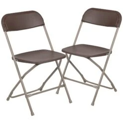 Flash Furniture Hercules™ Series Plastic Folding Chair - 2 Pack 650LB Weight Capacity -Baxton Studio Shop GUEST b060043e 6d79 4ac8 987e 96e9b44179ab