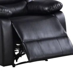 39" Eilbra PU Recliner Sofa Black- Acme Furniture -Baxton Studio Shop GUEST b0831468 d974 4bd8 a962 c9babd741b99