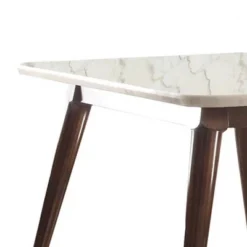64" Gasha Dining Table White Marble/Walnut - Acme Furniture -Baxton Studio Shop GUEST b0f298bb c936 42df 917d ab02c4c05493
