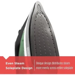 Black & Decker BLACK+DECKER Vitessa Advanced Steam Iron, ICR2020, Even Steam Nonstick Soleplate, Auto Shutoff, Tangle-Free Retractabel Cord, Green -Baxton Studio Shop GUEST b14e0a9b 8b46 4611 b707 60d15c76567b