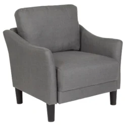 Emma And Oliver Living Room Slanted Arm Chair Single Seat Couch -Baxton Studio Shop GUEST b1ad7d09 518a 42b4 a9da c2f9425e7ab3