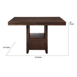 7pc Yorktown Counter Storage Dining Set Espresso - Steve Silver Co. -Baxton Studio Shop GUEST b2000e75 8e5b 4dd2 b53b 19a489f18c57