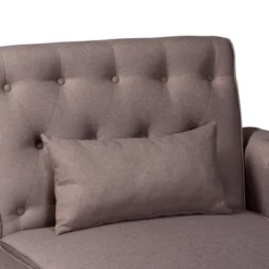 Baxton Studio Chesterfield Fabric Upholstered Convertible Sleeper Sofa -Baxton Studio Shop GUEST b33bc103 5206 4a7e 9611 1686b3162360