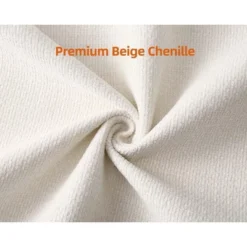 Garvee 78 Inch Sofa, 3 Seater Sofa, Comfy Modern Couch With 2 Pillows, Cozy Lounge Sofa, Sofa Couch For Living Room Apartment Bed Room, Beige -Baxton Studio Shop GUEST b35c34b9 99e3 4e63 83fe dd51592ff609