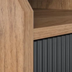 Magnolia End Table Walnut/Black - Novogratz -Baxton Studio Shop GUEST b35c4c5d 6ebf 485b a250 a1190d7ee08e