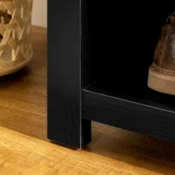 HOMCOM Hall Tree With Shoe Storage Bench, Entryway Bench With Coat Rack, Accent Coat Tree With Adjustable Shelves For Hallway, Mud Room, Black -Baxton Studio Shop GUEST b3901c19 e206 4812 828d e5f8d91cbdd4