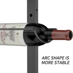 Itopfox 2 Pack Wall Mounted Wine Rack For 24 Bottles, Detachable Wine Storage Organizer Display Holder For Kitchen, Dining Room, Bar, Wine Cellar -Baxton Studio Shop GUEST b3a70cd0 ffb1 4adb 91c5 3135dcde7856