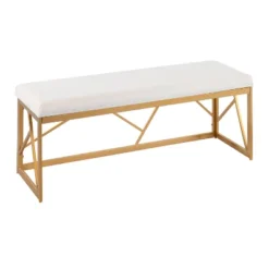 Folia 44" Bench - LumiSource 19 Folia 44" Bench - LumiSource -Baxton Studio Shop GUEST b3cdf5a4 58c3 4aaa 88db bce2699cc3c2