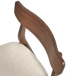 Buylateral Set Of 2 Wave Solid Rubberwood Dining Chairs -Baxton Studio Shop GUEST b3e9843f 4c40 420c a345 85a6a61085d4