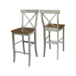 30" X Back Barstool - International Concepts 14 30" X Back Barstool - International Concepts -Baxton Studio Shop GUEST b4b1bb16 aacf 4d4c b751 df197f0efecc