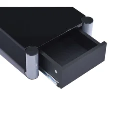 Symphony TV Stand For TVs Up To 75" Silver/Black - Proman Products -Baxton Studio Shop GUEST b4c369b7 77db 42ed b37a 0b5d226b42d9