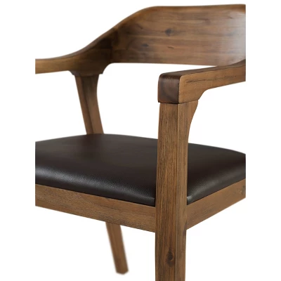 Rasmus Dining Armchair Chestnut - Boraam 4 Rasmus Dining Armchair Chestnut - Boraam - Image 4