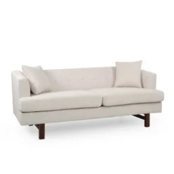 Mableton Mid-Century Modern Upholstered 3 Seater Sofa - Christopher Knight Home -Baxton Studio Shop GUEST b52e1b44 1b0f 470d a7a4 a71963e03d0e
