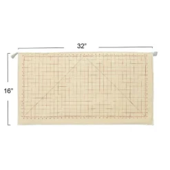 Household Essentials Sewing And Ironing Accessory Pad Natural: Cotton Ironing Cloth, Long Board Cover, Beige, 16x32 -Baxton Studio Shop GUEST b5a74a15 68ad 4abb 9739 bb3a8f6c4232