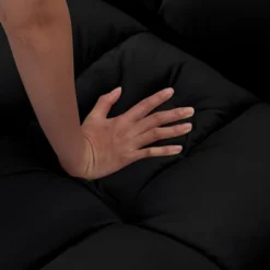 DOMETOUR 74 Inch Futon Sofa Bed Upholstered Sleeper, Adjustable Back Convertible Sofa Bed For Living Room Bedroom Furniture -Baxton Studio Shop GUEST b5b98a60 7432 4303 bbac 5c9eef89a7c2