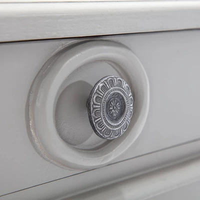 Irving Side Table With 2 Drawers Gray - Finch 3 Irving Side Table With 2 Drawers Gray - Finch - Image 3