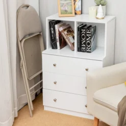 Costway 6 Pack Folding Chairs Portable Padded Office Kitchen Dining Chairs Beige -Baxton Studio Shop GUEST b5d03efa 3caf 4aa4 a86e c6bd706d5ddc 1