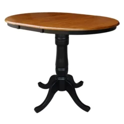 36" Round Counter Height Dining Table With 12" Leaf - International Concepts -Baxton Studio Shop GUEST b64b8625 0728 4e9e 9e8d ca2df7f5668c