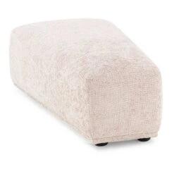 HOMES: Inside + Out 5pc Povoa 159" Modular Curved Sectional Sofa Modern Chenille With Extendable Backrest Light Brown -Baxton Studio Shop GUEST b6ad7b0a 84ee 4ebd 8919 312c8883a5e6