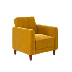 Isabella Tufted Accent Chair Mustard Yellow Velvet - Room & Joy -Baxton Studio Shop GUEST b6f73be8 8872 498d ac16 2e3b15f9ac06