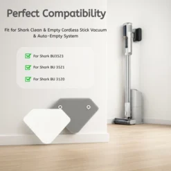 Nispira BU3521 Pre-Motor Foam Felt Filter For Shark BU3120 BU3121 Clean Lightweight Cordless Cleaner BU3523 Clean Empty Cordless Stick Vacuum, 2 Sets