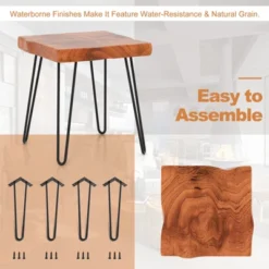 Costway Square End Table Accent Side Table Reclaimed Teak Wood Plant Stand Patio Rustic 15 Costway Square End Table Accent Side Table Reclaimed Teak Wood Plant Stand Patio Rustic -Baxton Studio Shop GUEST b76bb350 d2c3 46ff b125 0f2c150733c7