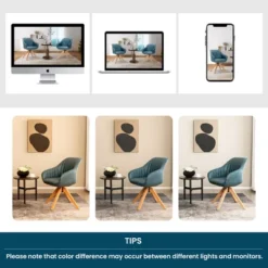 Costway Set Of 2 Swivel Accent Chair Modern Leathaire Armchairs W/ Beech Wood Legs GreyBlueBrown 18 Costway Set Of 2 Swivel Accent Chair Modern Leathaire Armchairs W/ Beech Wood Legs GreyBlueBrown -Baxton Studio Shop GUEST b79cf89c 6d2d 4eb9 9a15 4b5188a71a73