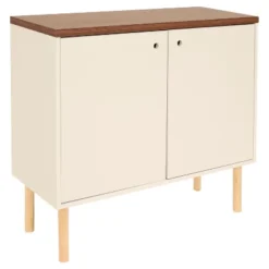 Sunnydaze Decor Sunnydaze Indoor Mid-Century Modern 2-Door Accent Buffet Cabinet With Shelves -Baxton Studio Shop GUEST b7bc9d05 8d61 4e36 a597 0e2f4bf3634c