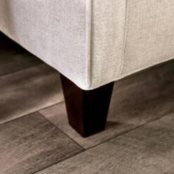 Vieta Upholstered Loveseat Ivory - Furniture Of America -Baxton Studio Shop GUEST b7d10647 13e3 48e1 ace4 3c4f5d95e2bc