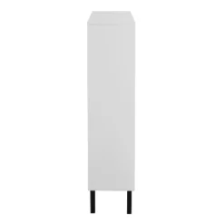 VANIRROR Freestanding Shoe Cabinet With Metal Legs, 2 Flip Drawers, Modern Shoe Storage Organizer With Drawers For Entryway -Baxton Studio Shop GUEST b7e60e8b e8fc 4d83 841b 813cc678091e