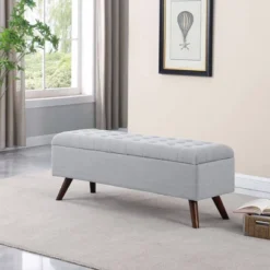 Modern Tufted Storage Bench - HomePop -Baxton Studio Shop GUEST b82d051b c6eb 419f a029 d1a4641366be