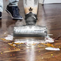 BISSELL CrossWave HydroSteam Plus Steam Cleaner - 3515: Electric Floor Steamer, Pet Hair, LED, 25ft Cord, 828ml Tank