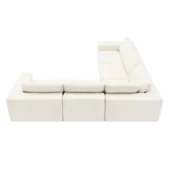 116"W Modular L Shaped Sectional Sofa, Luxury Floor Couch Set, 5 Piece Free Combination Sofa 4S - ModernLuxe -Baxton Studio Shop GUEST b84d3b37 1013 4802 be41 71918e5119d7