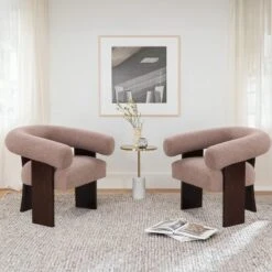 Bella Swivel Barrel Chair,2 Size Soft Touch Upholstered White Teddy Swivel Chair, Armrest 360° Swivel Nursery Chair-Maison Boucle 11 Bella Swivel Barrel Chair,2 Size Soft Touch Upholstered White Teddy Swivel Chair, Armrest 360° Swivel Nursery Chair-Maison Boucle -Baxton Studio Shop GUEST b87856ba 9a01 4311 81f3 c33cd4324931