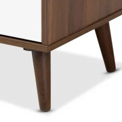 Quinn 2 Door Wood TV Stand For TVs Up To 75" Walnut/White - Baxton Studio 12 Quinn 2 Door Wood TV Stand For TVs Up To 75" Walnut/White - Baxton Studio -Baxton Studio Shop GUEST b8dc56bd 6563 404c 994e 267f4834de07